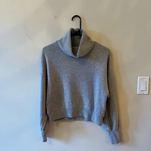 Dynamite Grey Bat Wing Turtleneck Sweater - Picture 1 of 7